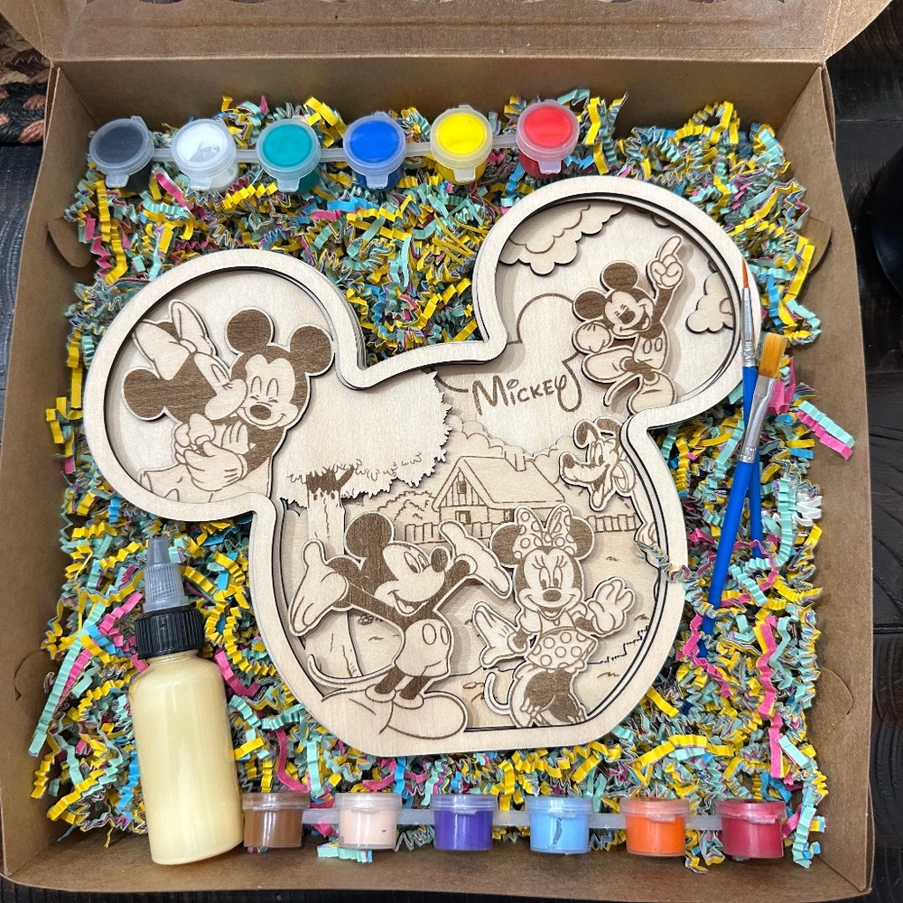 Mickey Mouse - Disney - Paint Kit - Handmade